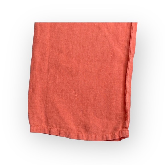 Juicy Couture Baby ♔ Easy Linen Pant ♔ Coral Pink ♔ Girl’s 6 6X ♔ Slouchy Chic ♔ - Picture 6 of 16